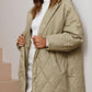 Diamond Plaid Hooded Jacket