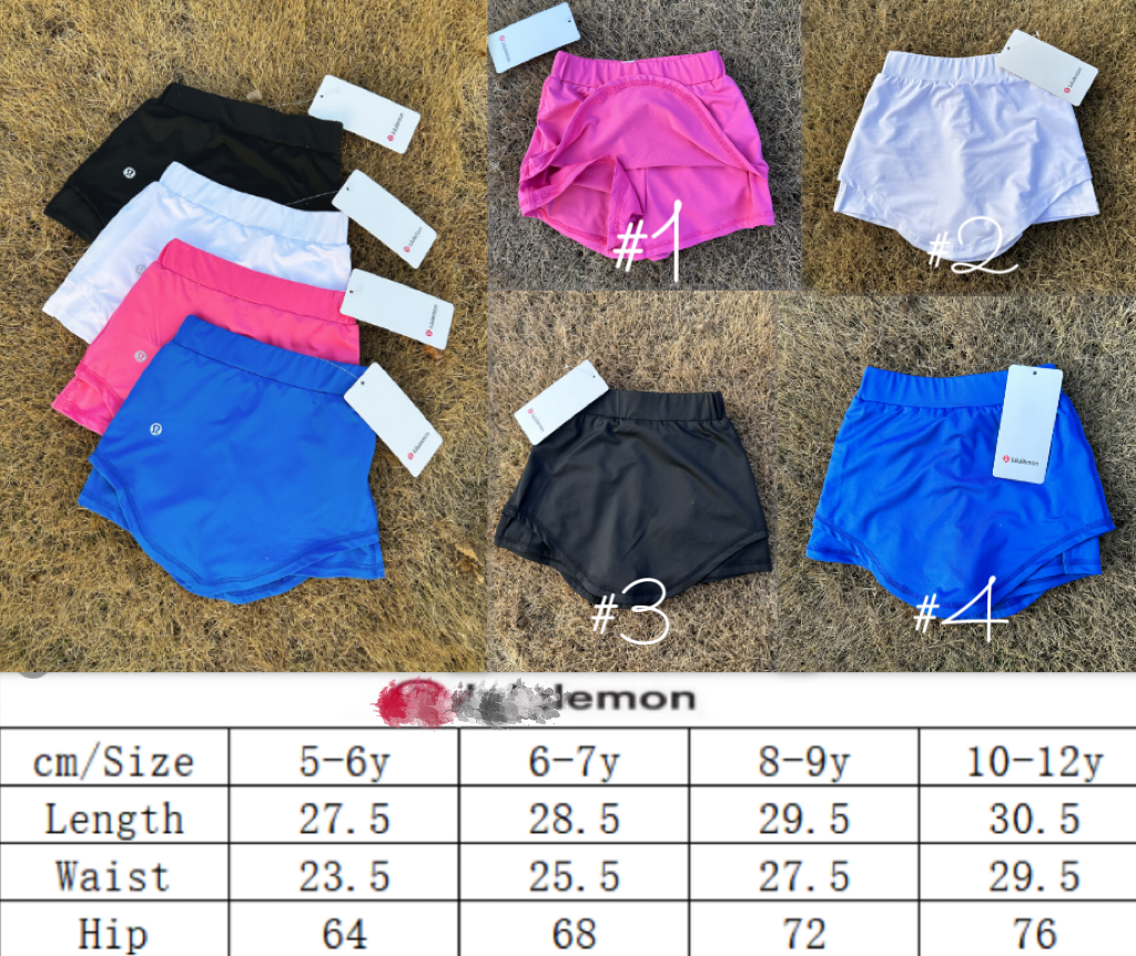 Kid's Skirt With Shorts Lining-4 Colors