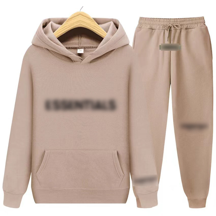 Hoodie Sweatshirt + Sweatpants Set-E