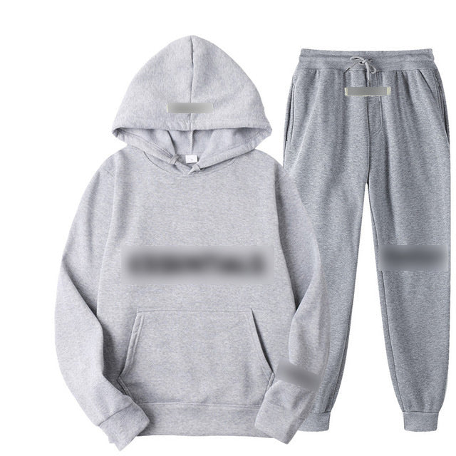 Hoodie Sweatshirt + Sweatpants Set-E