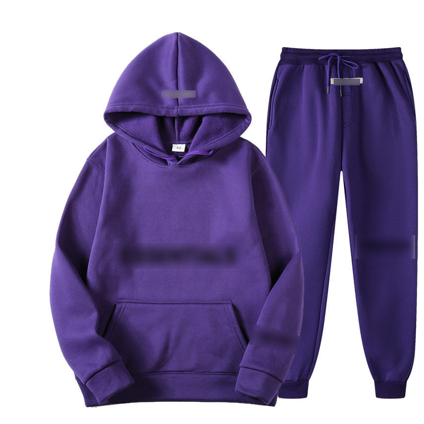 Hoodie Sweatshirt + Sweatpants Set-E