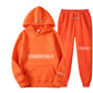 Hoodie Sweatshirt + Sweatpants Set-E