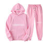 Hoodie Sweatshirt + Sweatpants Set-E