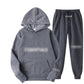 Hoodie Sweatshirt + Sweatpants Set-E