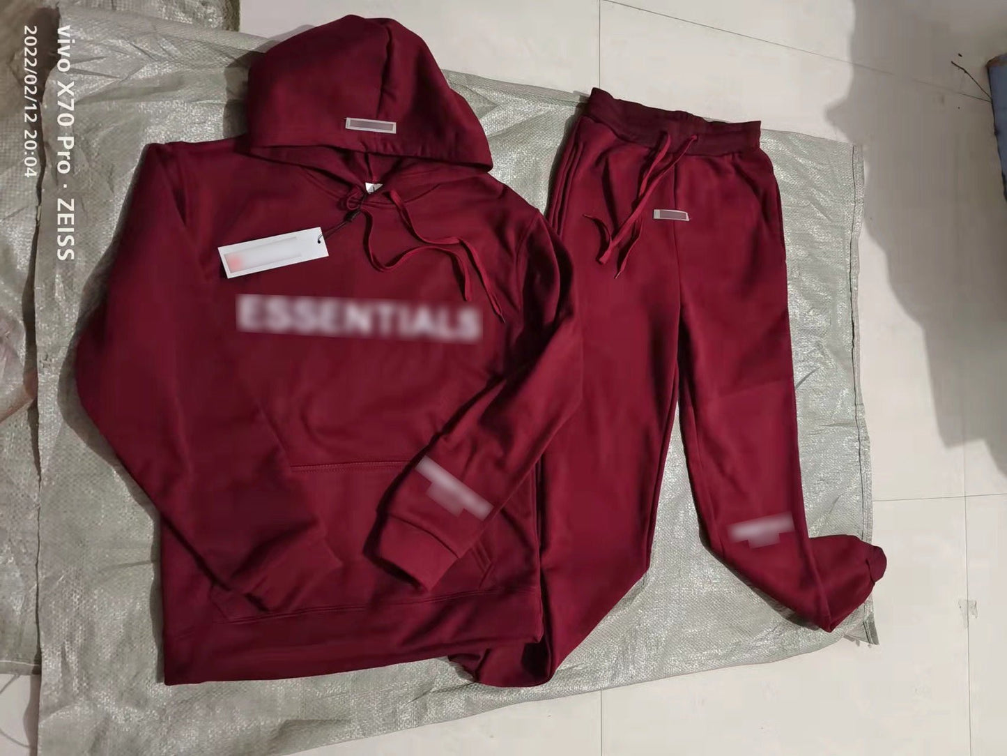 Hoodie Sweatshirt + Sweatpants Set-E