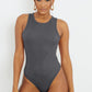 Ribbed Sleeveless Bodysuit