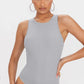 Ribbed Sleeveless Bodysuit