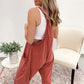 Solid Color Loose Fit Harem Jumpsuit