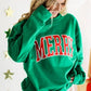 MERRY Graphic Pullover Sweatshirt