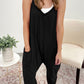 Solid Color Loose Fit Harem Jumpsuit