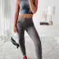 Exposed Seam High Waist Pocketed Joggers