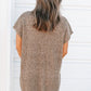 Pocket Ribbed Knit Sweater Dress