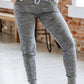 Drawstring Waist Pocketed Joggers