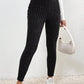 Ribbed Textured Knit Leggings