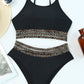 Spaghetti Strap High Waist Swimsuit