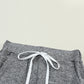 Drawstring Waist Pocketed Joggers