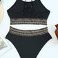 Spaghetti Strap High Waist Swimsuit