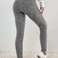 Ribbed Textured Knit Leggings