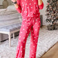 Valentines Heart Print Pants Set