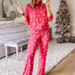 Valentines Heart Print Pants Set