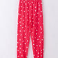 Valentines Heart Print Pants Set