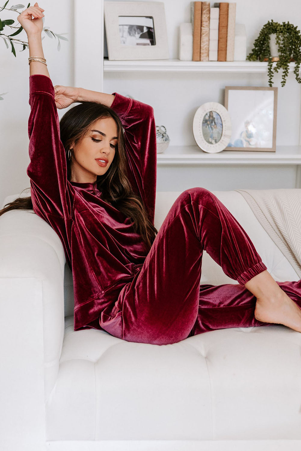 Velvet Two Piece Lounge Set