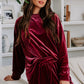 Velvet Two Piece Lounge Set