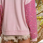 Nutcracker Sequin Patchwork Sweatshirt