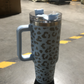 Preorder-Leopard Stainless Steel Handle Insulated Mug-Blue
