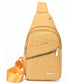 Oxford Rhombus Shoulder Chest Bag-Pre Order
