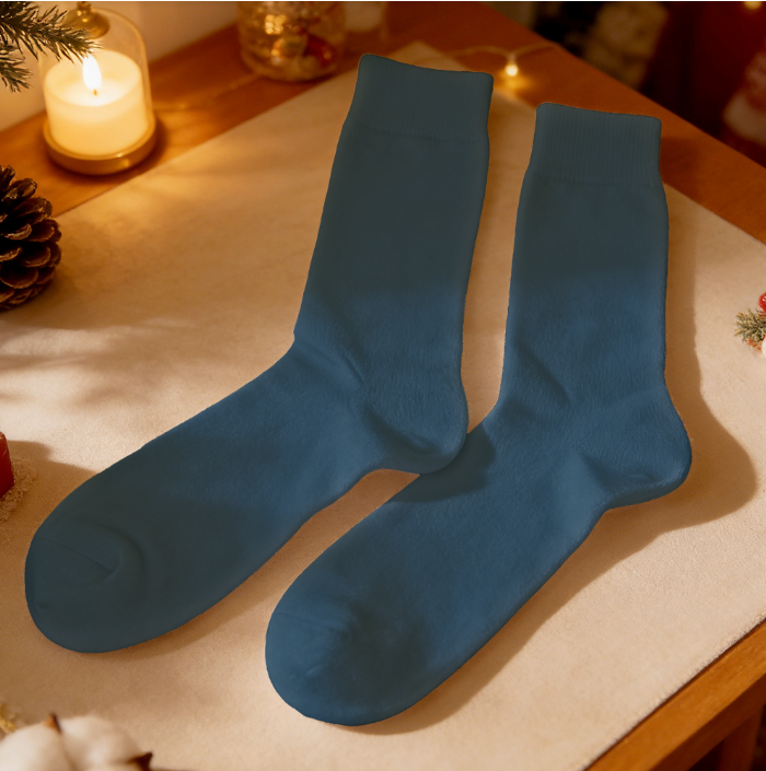 Custom Embroidered Cotton Socks