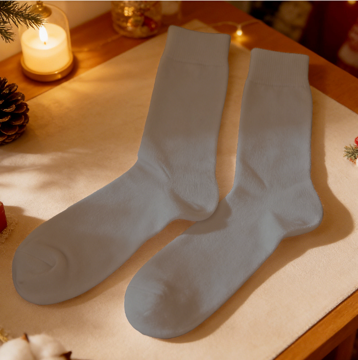 Custom Embroidered Cotton Socks