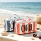 Custom Striped Transparent Coating Wash Bag