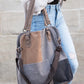 Vintage Colorblock Tote Bag