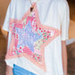 Vibrant Star Patchwork Loose T-shirt