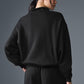 Women's Half-Zip Pullover & Shorts Lounge Set