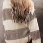 Colorblock Loose Pullover Sweater
