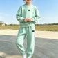 Kids Casual Tracksuit Set Long Sleeve Crewneck Sweatshirt and Jogger