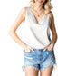 Deep V Neck Loose Tank Top