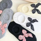 Ballet Style Solid Color Bow Boat Socks Thin Version