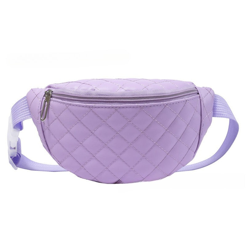 Custom Embroidered Quilted Belt Bag Sling Bag for Kids