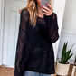 Crochet Hollow-out Jumper Top Sweater