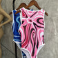 Colorful one pcs Bikini