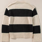 Colorblock Loose Pullover Sweater