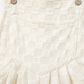 Checkered Pocketed High Waist Wide Leg Overall