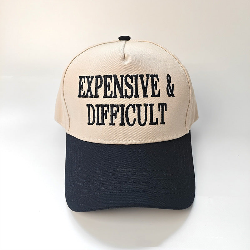 Expensive Difficult Embroidered Truck Hat