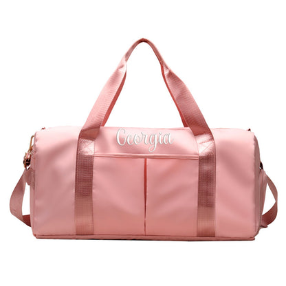 Custom Embroidered Name Yoga Bag