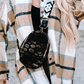 Vegan PU Crossbody Retro Chest Bag