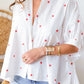 Little Stars Printed Loose Half Sleeve Loose Shirt