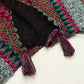 Ethnic Knit Shawl Wrap Cape Sweater Thickened Tassel Poncho Cloak